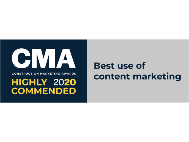 Engage Comms Highly Commended in the Construction Marketing Awards 2020