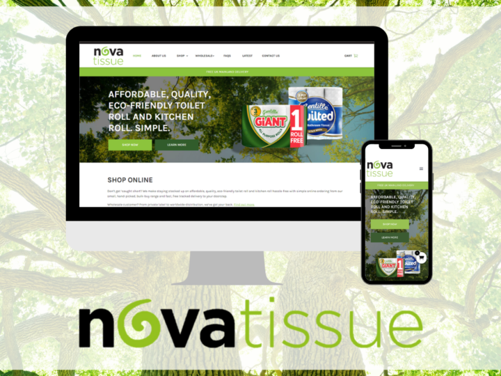 Engage Comms launches new e-commerce website for manufacturing SME client Nova Tissue