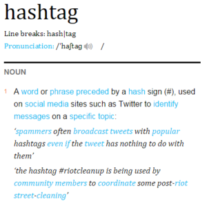hashtag definition