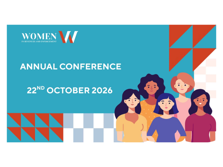 Engage Comms Director Helen Gill speaking at Women in Revenues & Enforcement Conference